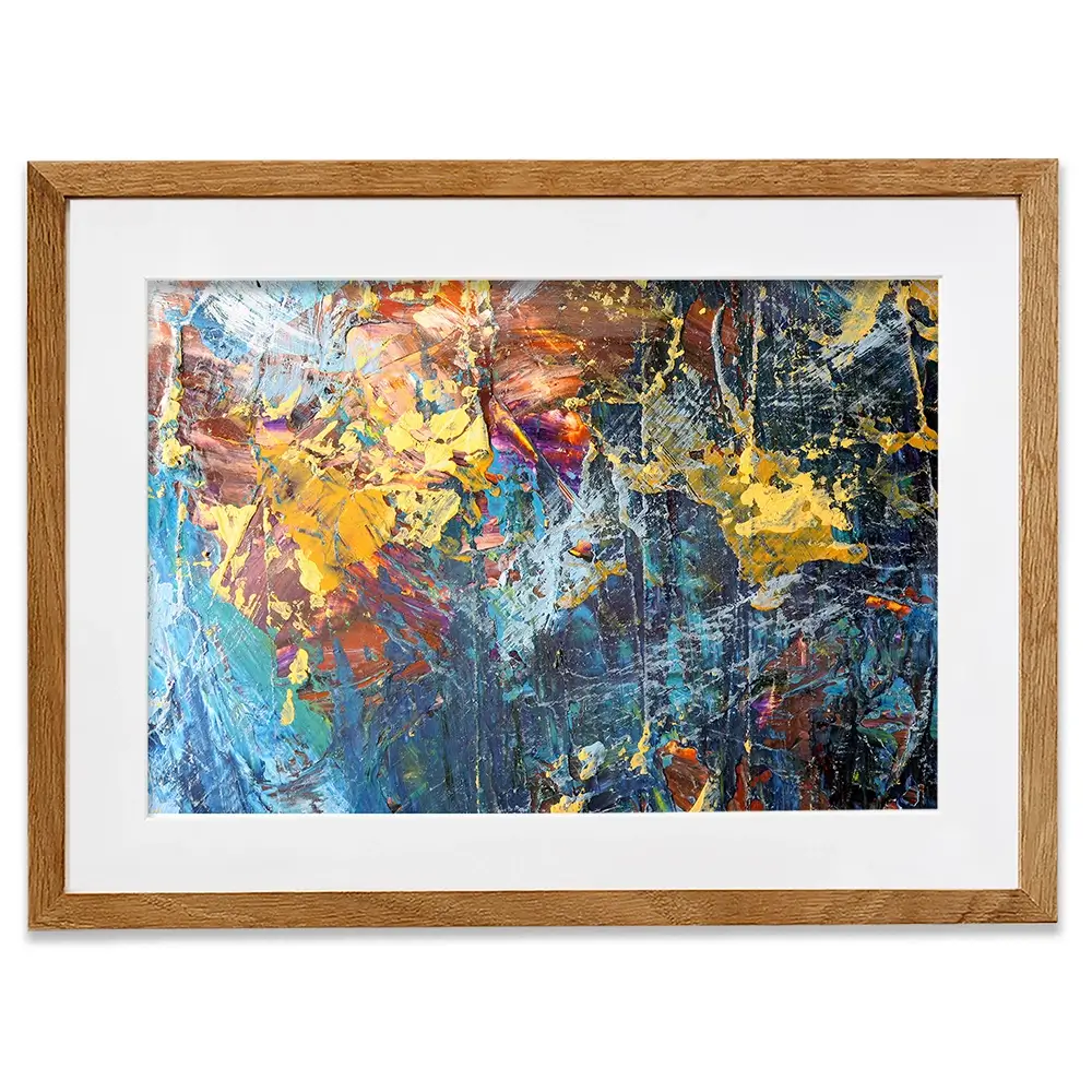 Abstract Mess Framed Art Print Abstract Mess Framed Art Print wall art product S-BELOV / Shutterstock