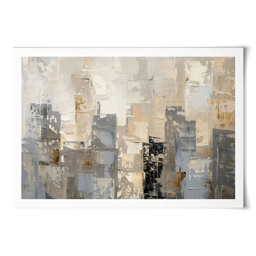 Abstract Moody City Art Print Abstract Moody City Art Print wall art product Creative Studio - Independent