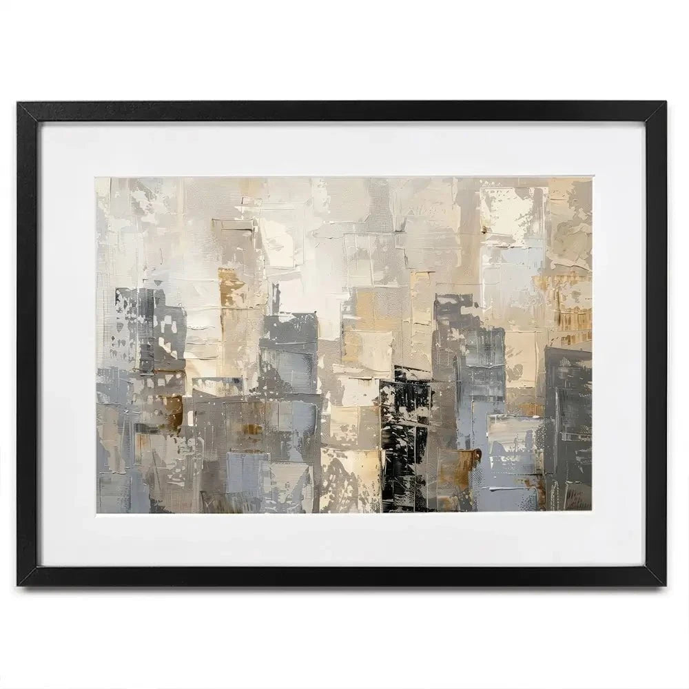 Abstract Moody City Framed Art Print Abstract Moody City Framed Art Print wall art product Creative Studio - Independent