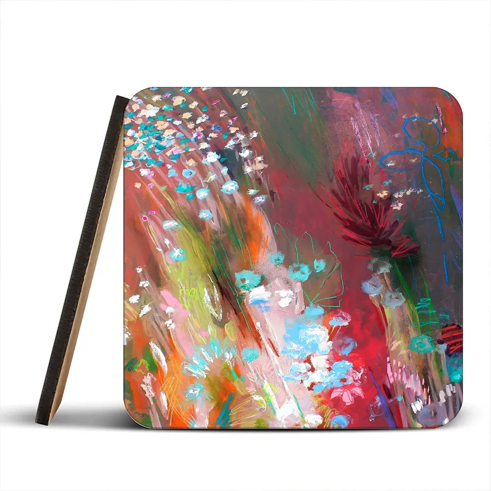 Abstract Nature Coaster Set Abstract Nature Coaster Set wall art product Studio Paint-Ing