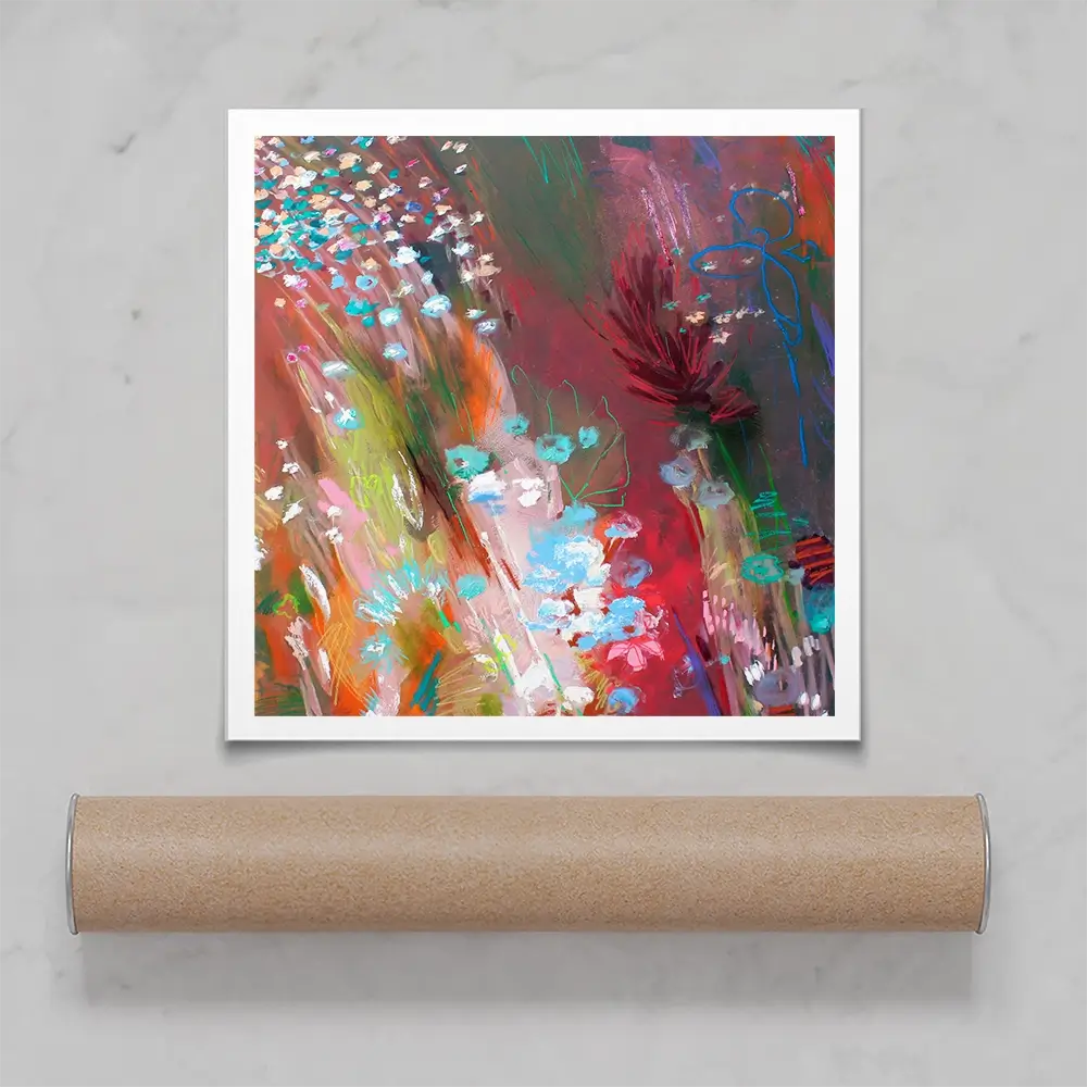 Abstract Nature Square Art Print Abstract Nature Square Art Print wall art product Studio Paint-Ing