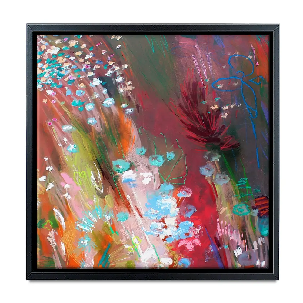 Abstract Nature Square Canvas Print Abstract Nature Square Canvas Print wall art product Studio Paint-Ing