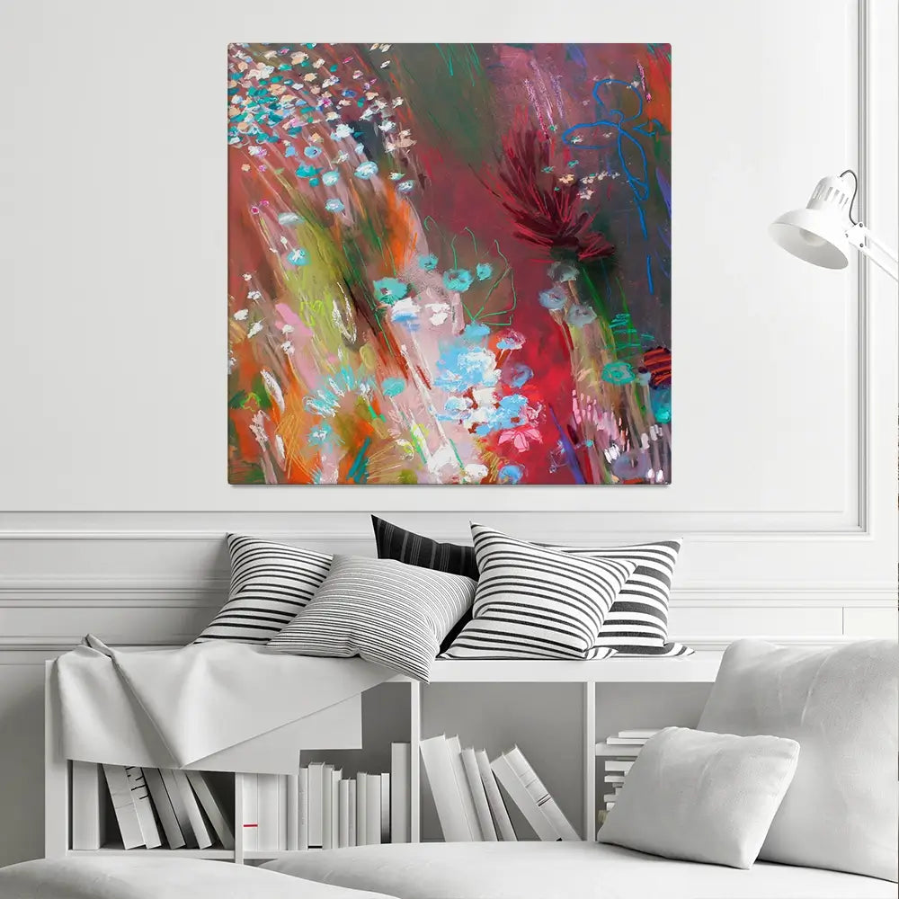 Abstract Nature Square Canvas Print Abstract Nature Square Canvas Print wall art product Studio Paint-Ing