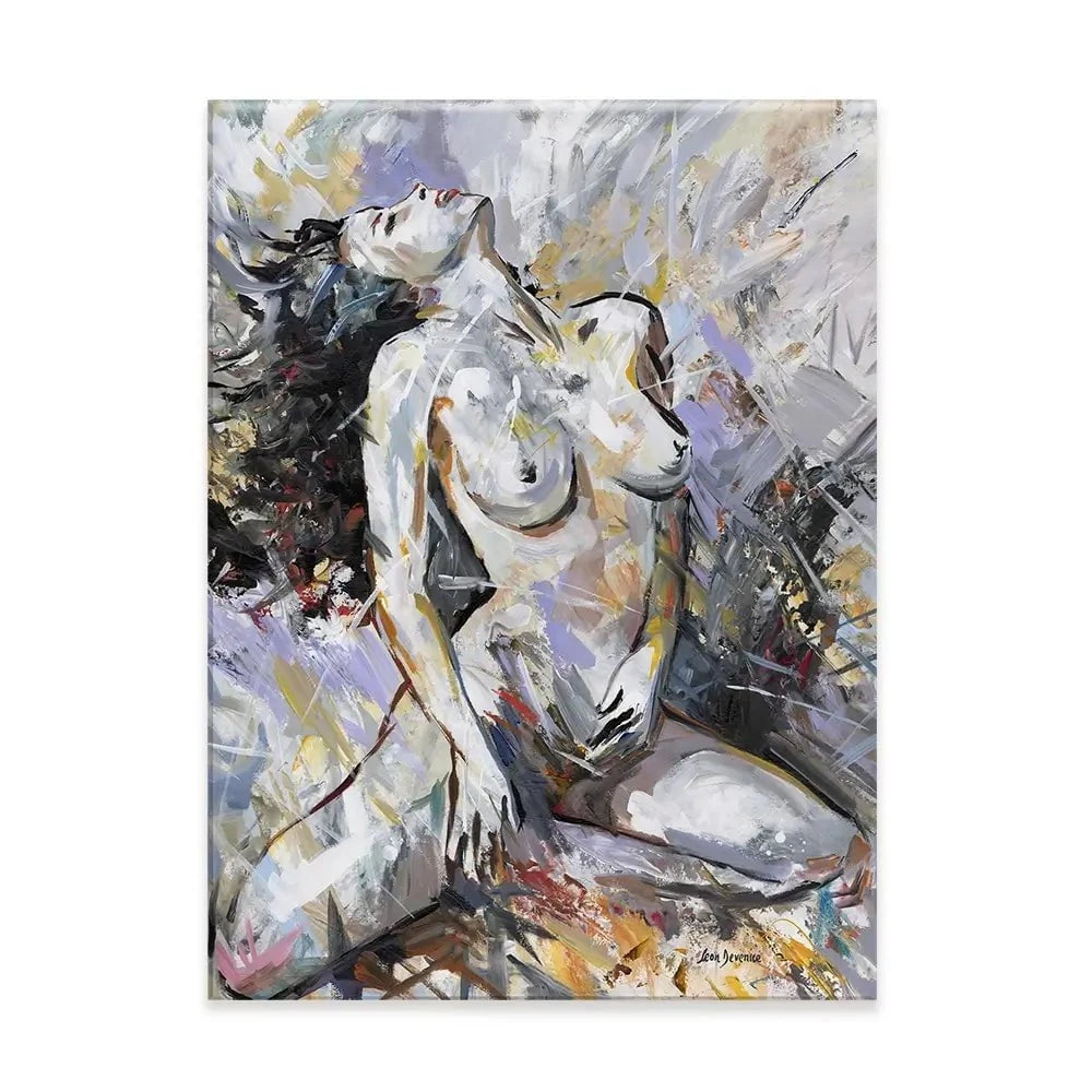 Abstract Nude Woman Canvas Print Abstract Nude Woman Canvas Print wall art product Leon Devenice