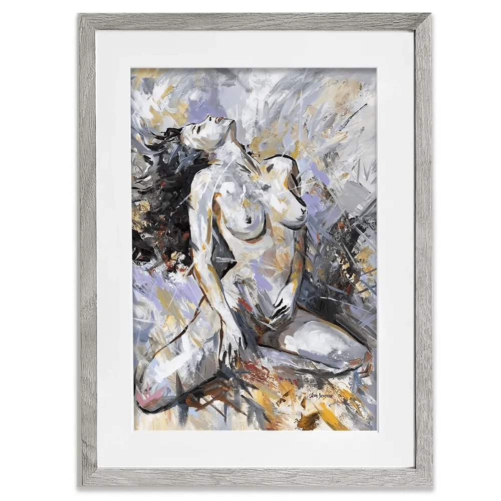 Abstract Nude Woman Framed Art Print Abstract Nude Woman Framed Art Print wall art product Leon Devenice