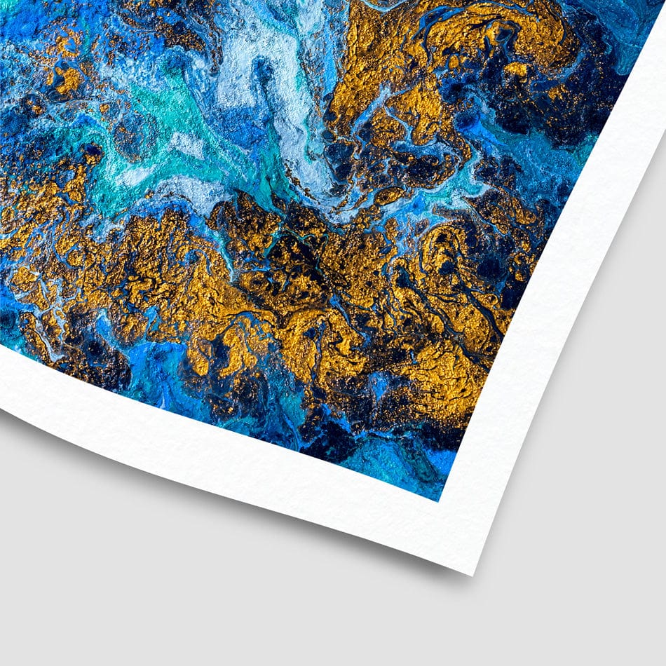 Abstract Ocean Art Print wall art product / Shutterstock
