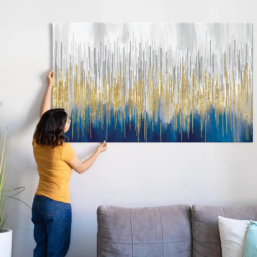 Abstract Parallels Oversized Canvas Print Abstract Parallels Oversized Canvas Print wall art product Art Print Shop