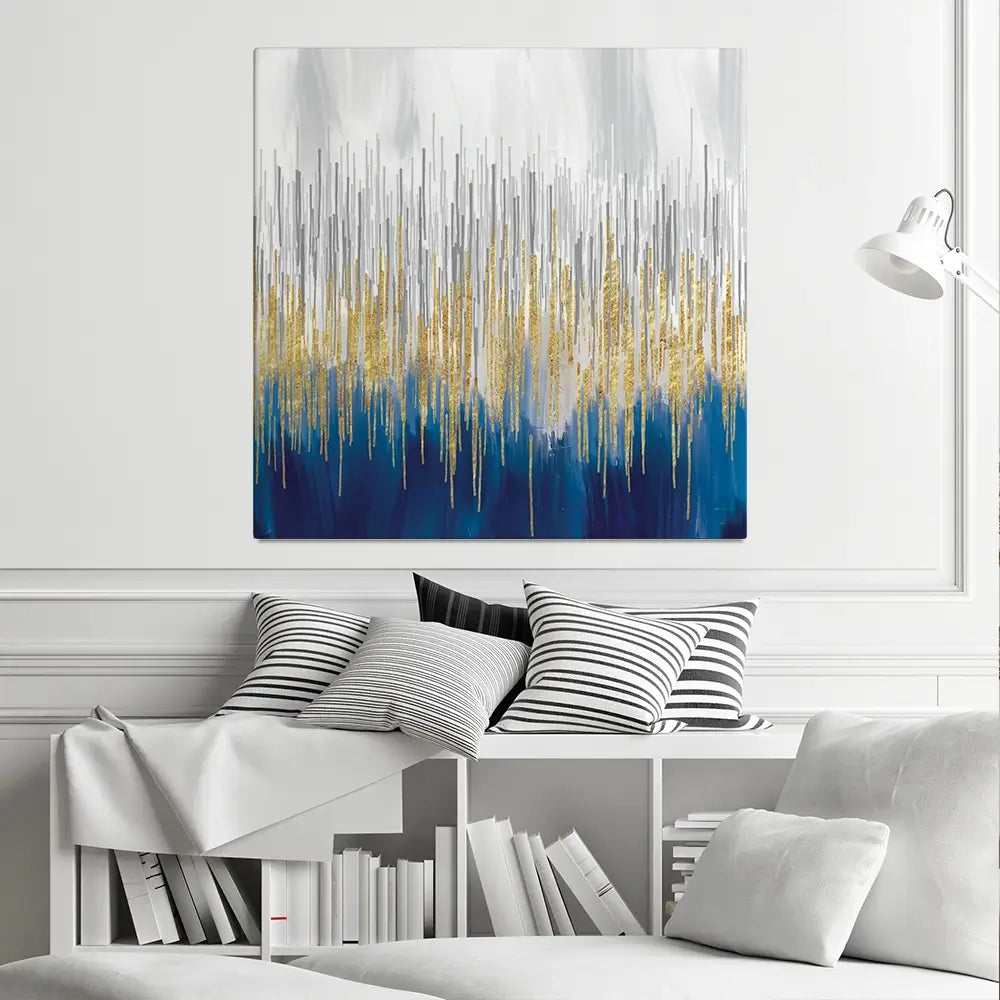 Abstract Parallels Square Canvas Print Abstract Parallels Square Canvas Print wall art product taif ahmed / Shutterstock
