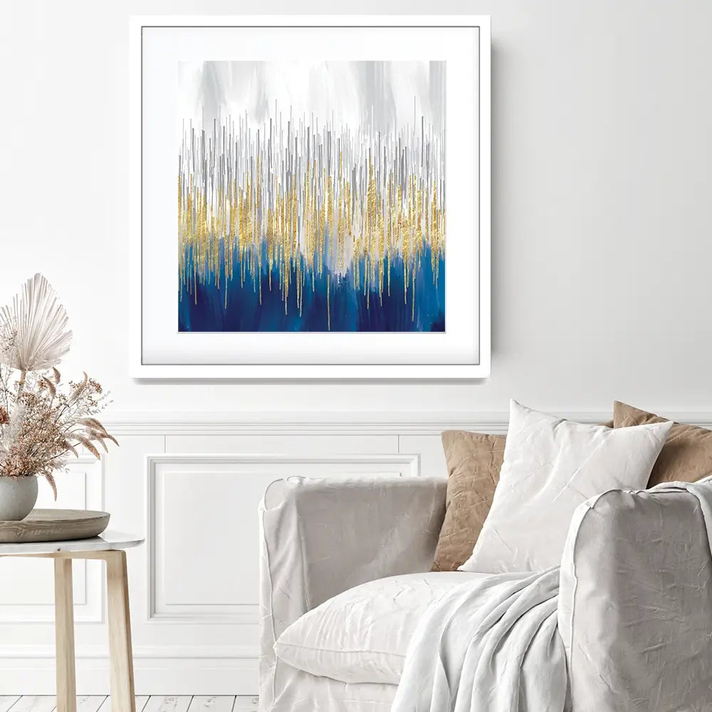 Abstract Parallels Square Framed Art Print Abstract Parallels Square Framed Art Print wall art product taif ahmed / Shutterstock