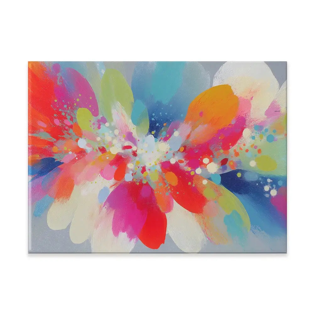 Abstract Parrot Explosion Canvas Print Abstract Parrot Explosion Canvas Print wall art product Chromatic Storm Studio
