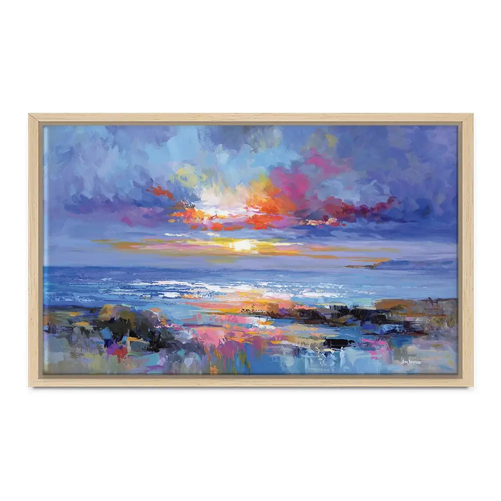 Abstract Seascape Canvas Print Abstract Seascape Canvas Print wall art product Leon Devenice