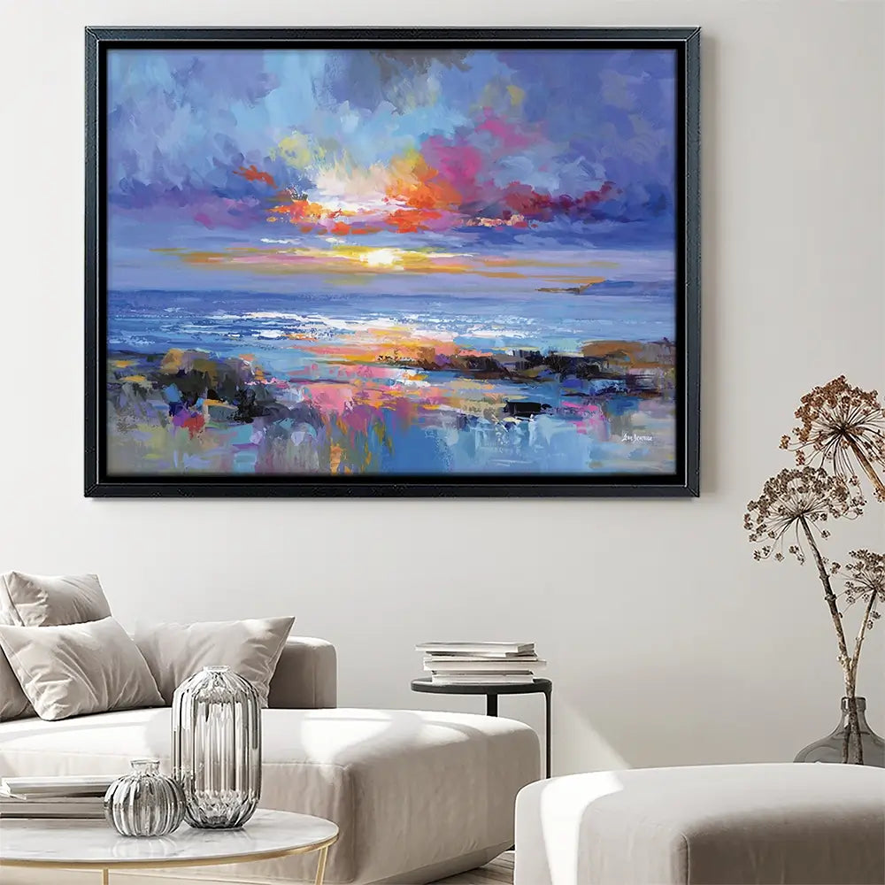 Abstract Seascape Canvas Print Abstract Seascape Canvas Print wall art product Leon Devenice