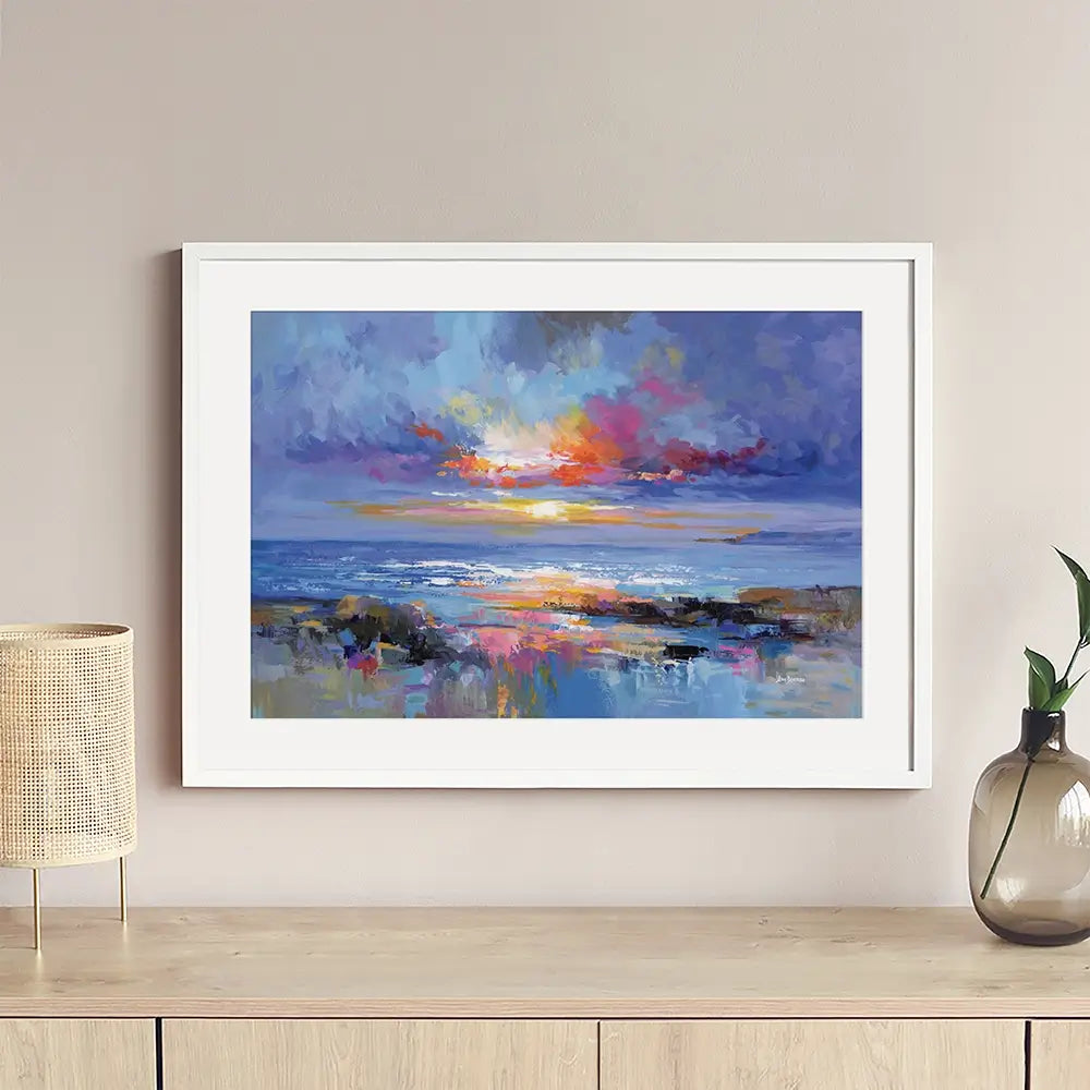 Abstract Seascape Framed Art Print Abstract Seascape Framed Art Print wall art product Leon Devenice
