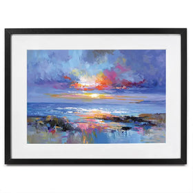 Abstract Seascape Framed Art Print Abstract Seascape Framed Art Print wall art product Leon Devenice