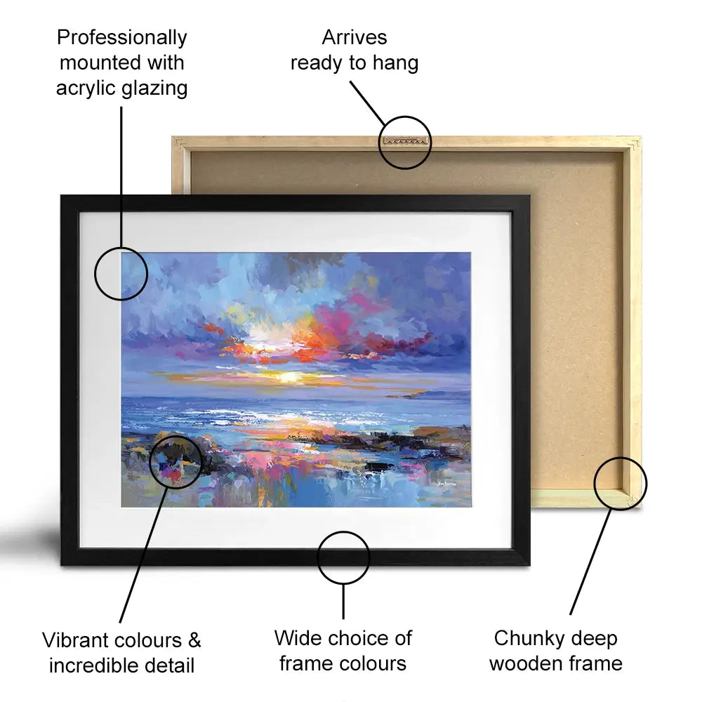 Abstract Seascape Framed Art Print Abstract Seascape Framed Art Print wall art product Leon Devenice