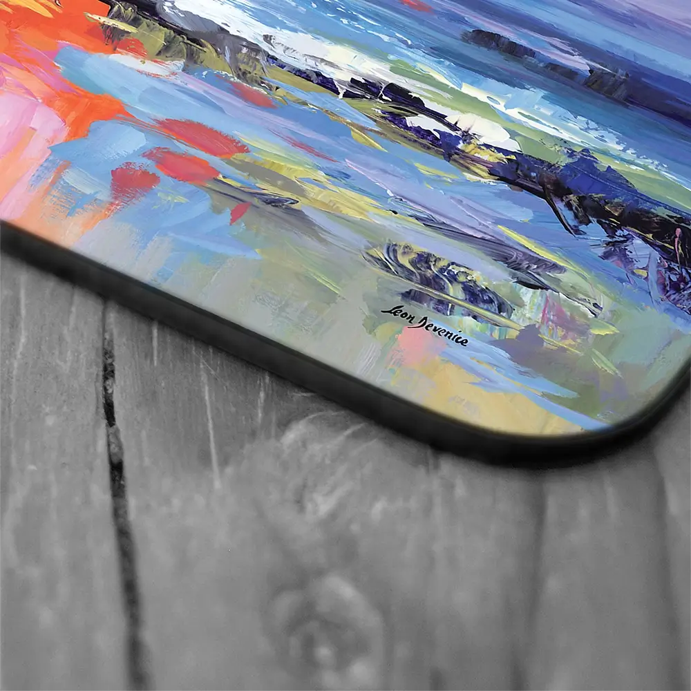 Abstract Seascape Impressions Coaster Set Abstract Seascape Impressions Coaster Set wall art product Art Print Shop