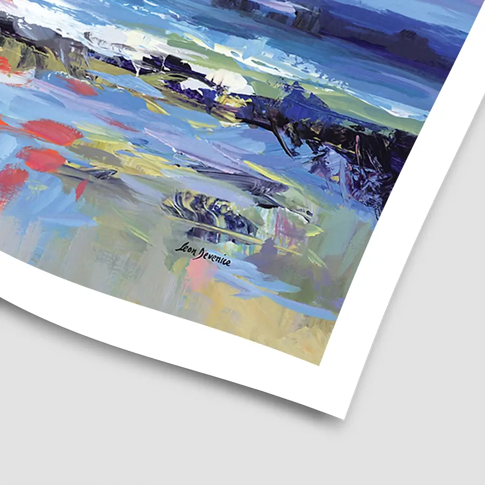 Abstract Seascape Impressions Square Art Print Abstract Seascape Impressions Square Art Print wall art product Art Print Shop