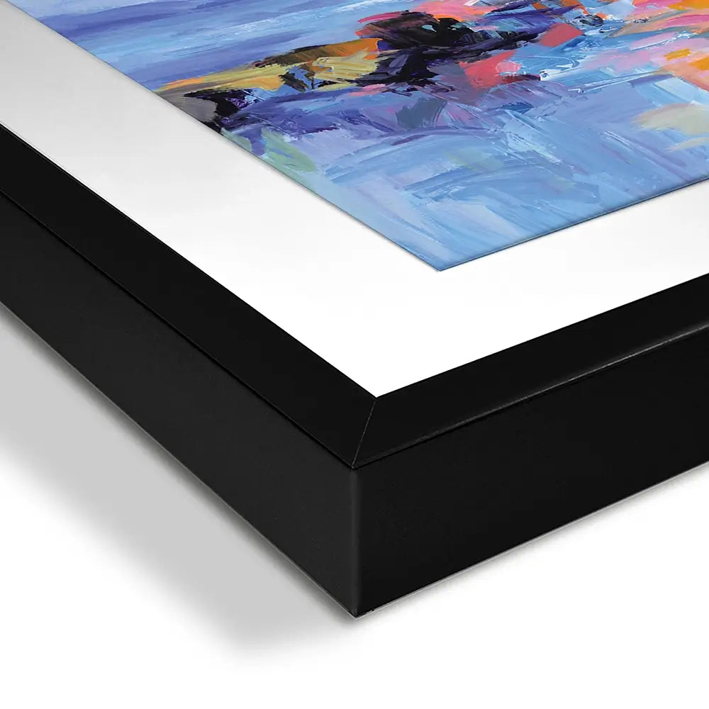 Abstract Seascape Impressions Square Framed Art Print Abstract Seascape Impressions Square Framed Art Print wall art product Art Print Shop