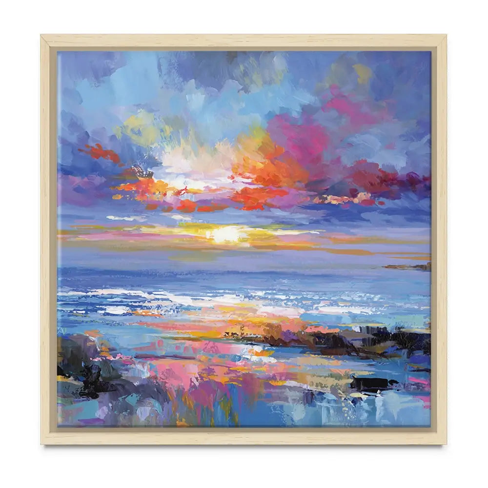 Abstract Seascape Oversized Canvas Print Abstract Seascape Oversized Canvas Print wall art product Leon Devenice