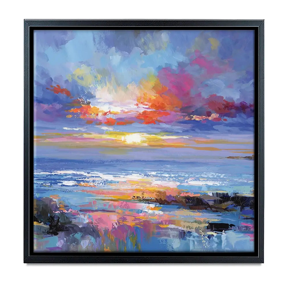 Abstract Seascape Oversized Canvas Print Abstract Seascape Oversized Canvas Print wall art product Leon Devenice