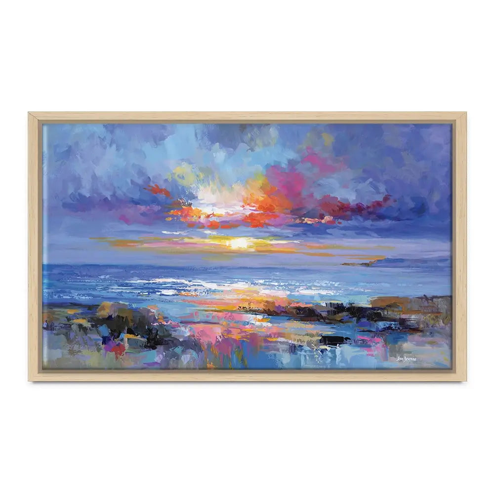 Abstract Seascape Oversized Canvas Print Abstract Seascape Oversized Canvas Print wall art product Leon Devenice