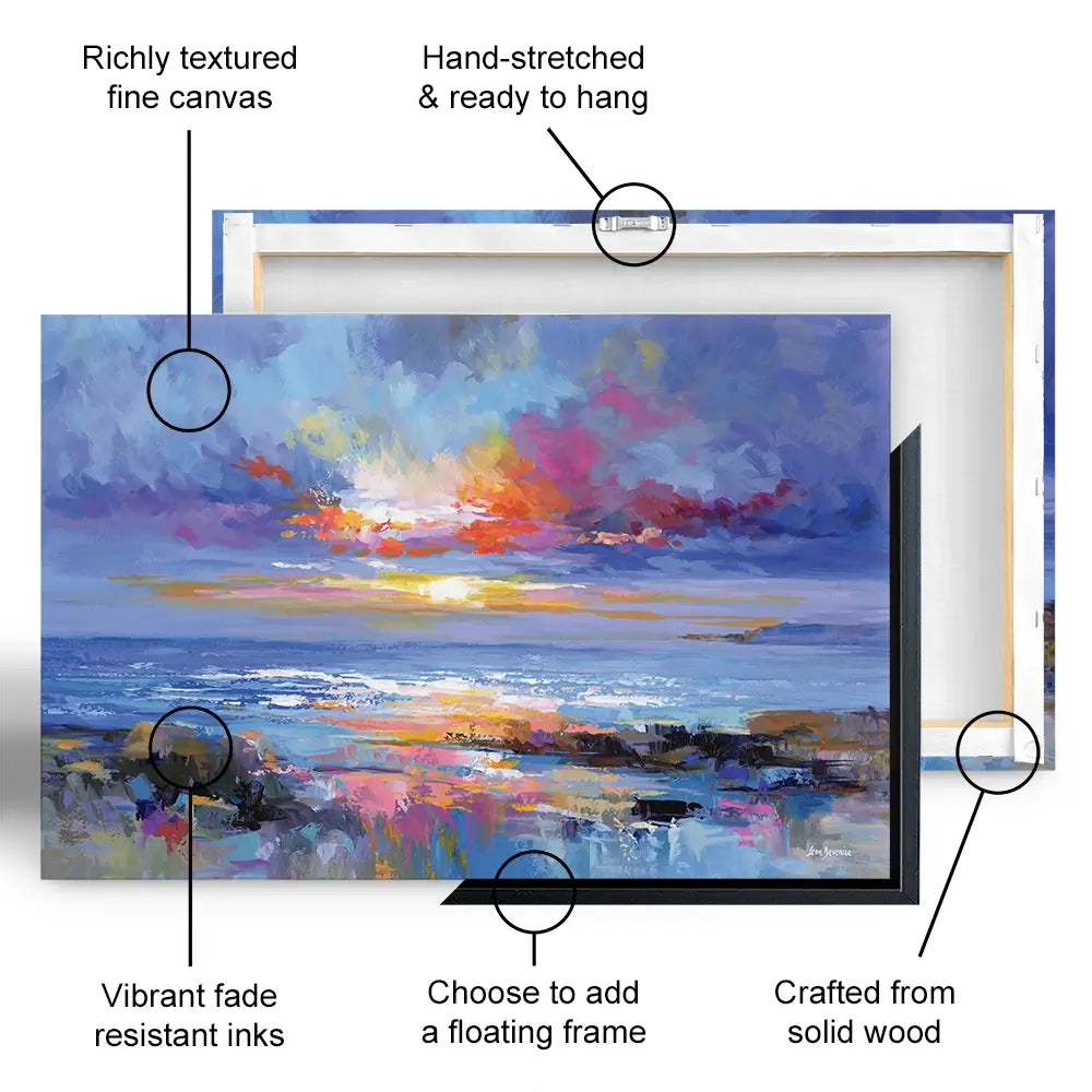 Abstract Seascape Oversized Canvas Print Abstract Seascape Oversized Canvas Print wall art product Leon Devenice
