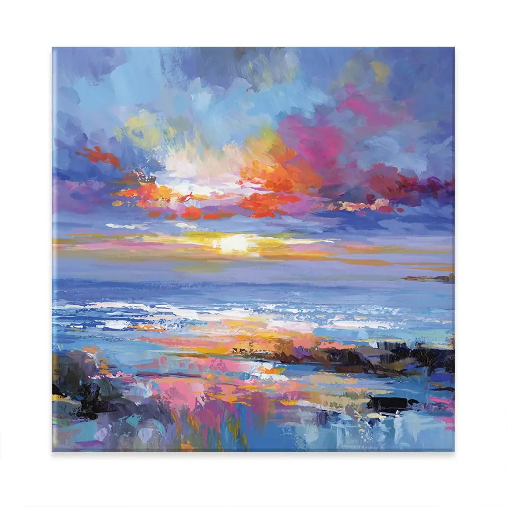 Abstract Seascape Oversized Canvas Print Abstract Seascape Oversized Canvas Print wall art product Leon Devenice