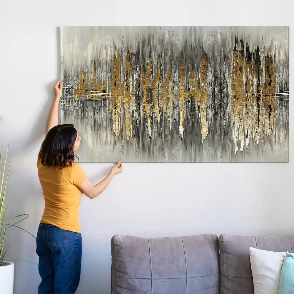 Abstract Sound Wave Oversized Canvas Print Abstract Sound Wave Oversized Canvas Print wall art product Art Print Shop