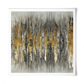 Abstract Sound Wave Square Art Print Abstract Sound Wave Square Art Print wall art product Muzi pear studio / Shutterstock