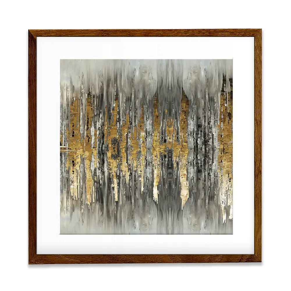 Abstract Sound Wave Square Framed Art Print Abstract Sound Wave Square Framed Art Print wall art product Muzi pear studio / Shutterstock
