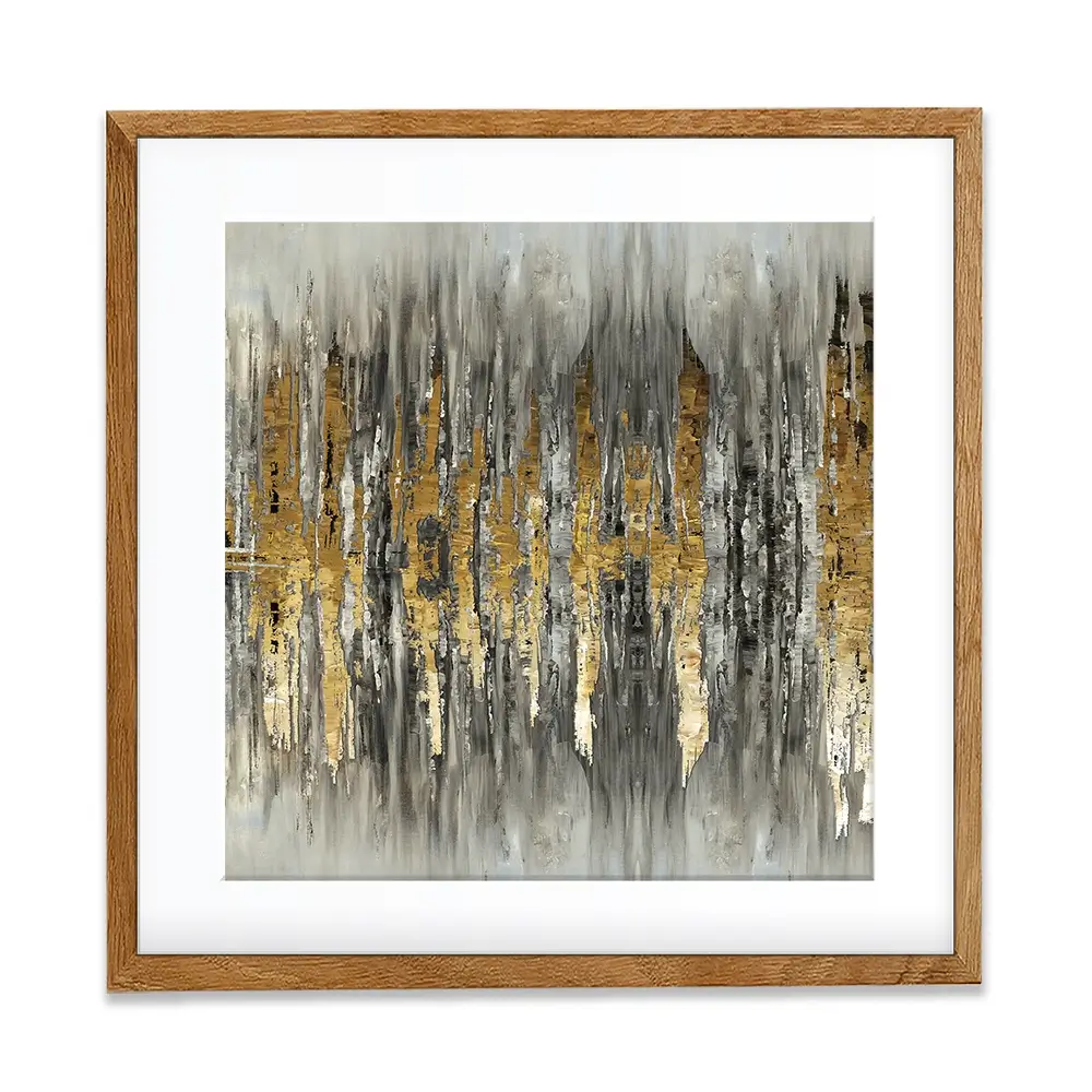 Abstract Sound Wave Square Framed Art Print Abstract Sound Wave Square Framed Art Print wall art product Muzi pear studio / Shutterstock