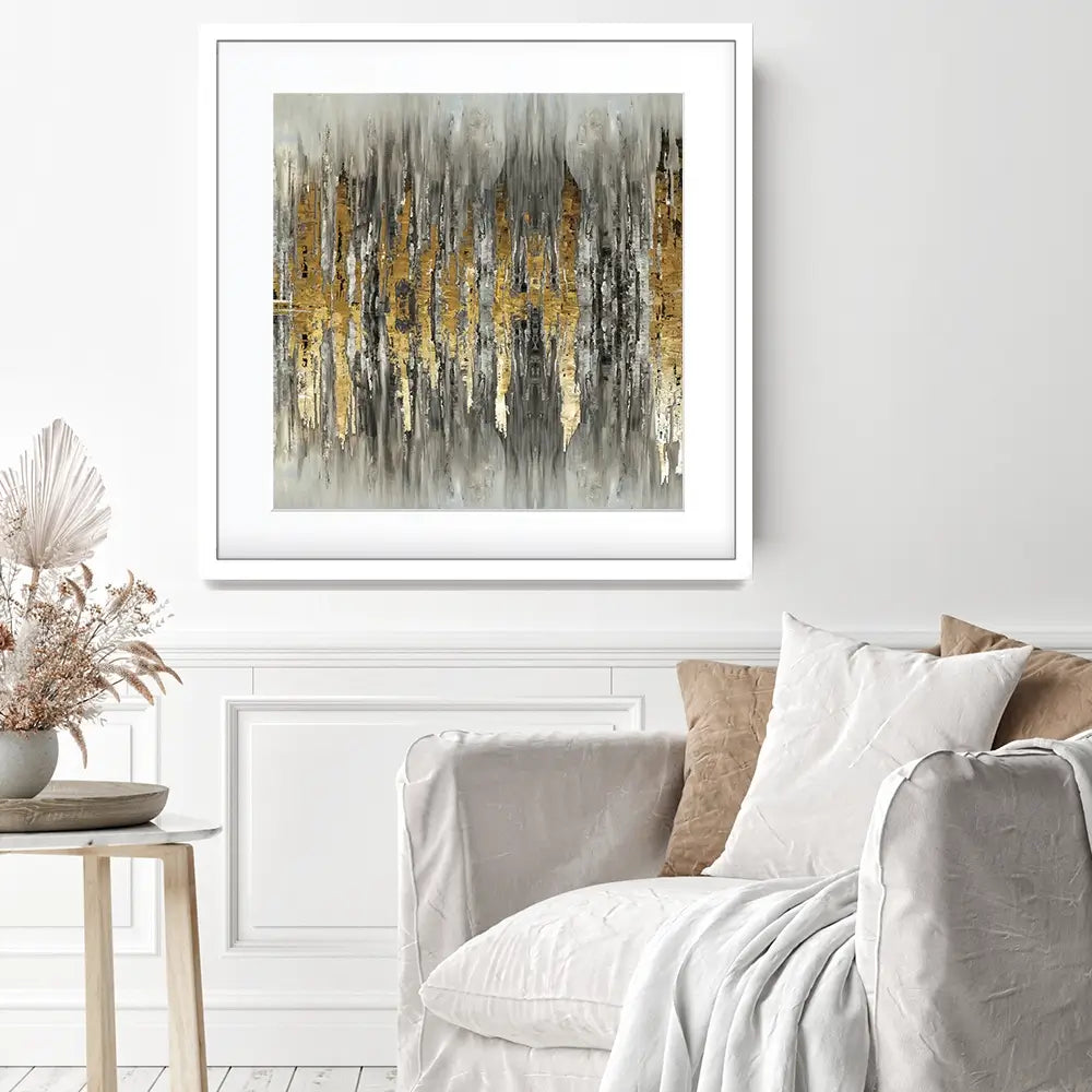 Abstract Sound Wave Square Framed Art Print Abstract Sound Wave Square Framed Art Print wall art product Muzi pear studio / Shutterstock