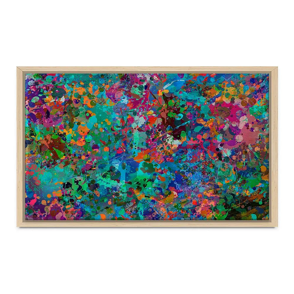 Abstract Splashes Canvas Print Abstract Splashes Canvas Print wall art product ARTEMENKO VALENTYN / Shutterstock