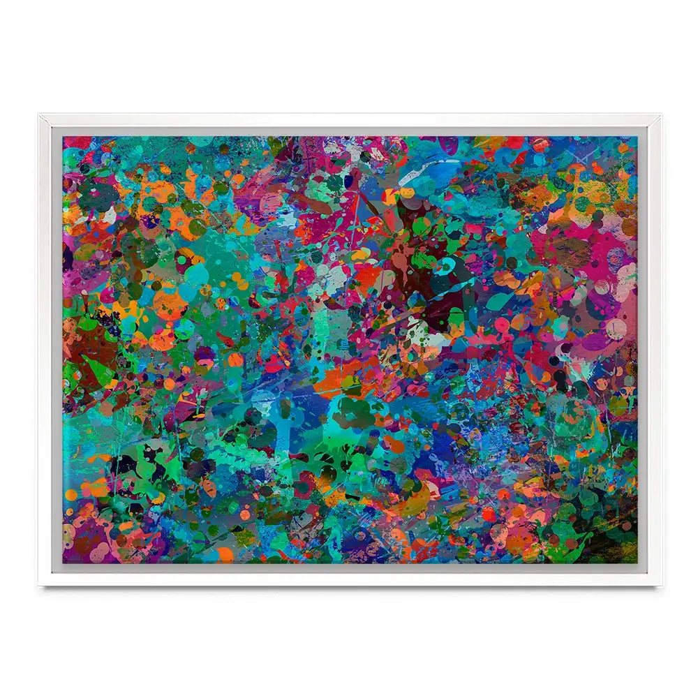 Abstract Splashes Canvas Print Abstract Splashes Canvas Print wall art product ARTEMENKO VALENTYN / Shutterstock