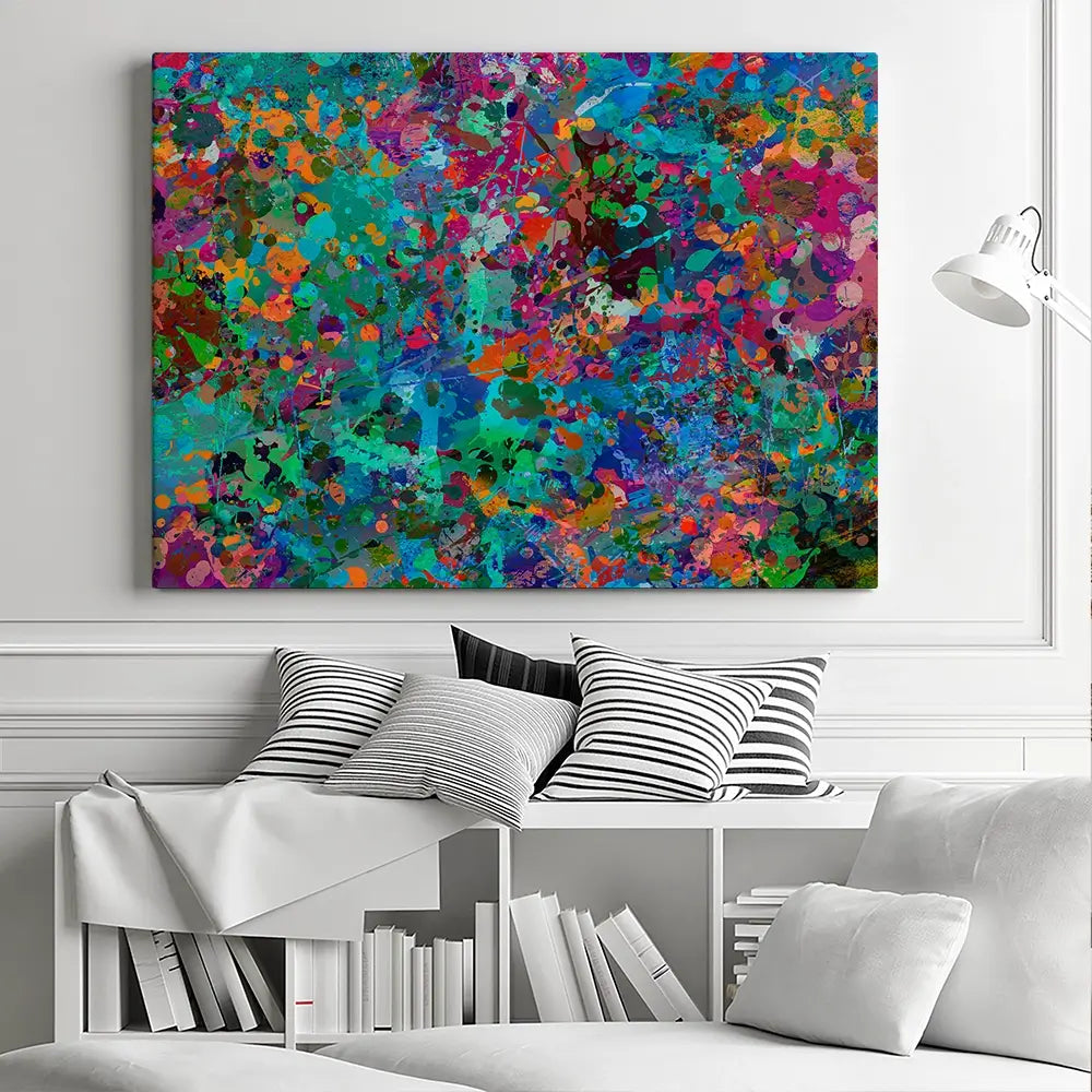 Abstract Splashes Canvas Print Abstract Splashes Canvas Print wall art product ARTEMENKO VALENTYN / Shutterstock