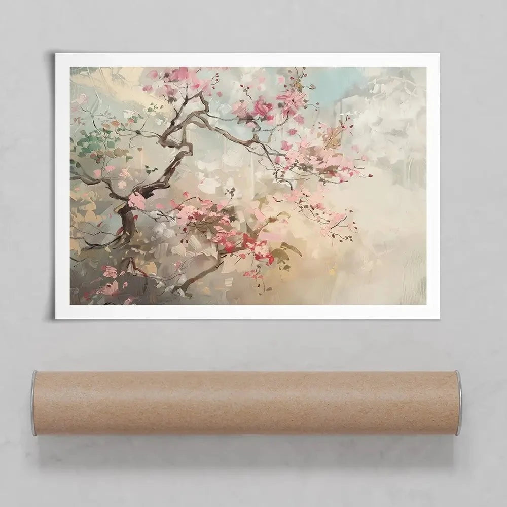 Abstract Spring Tree Art Print Abstract Spring Tree Art Print wall art product Arlington Prints - Independent