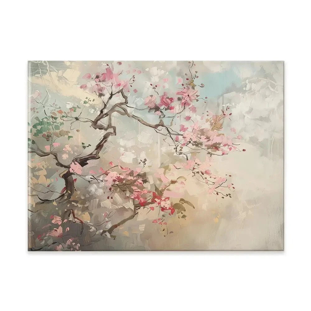 Abstract Spring Tree Canvas Print