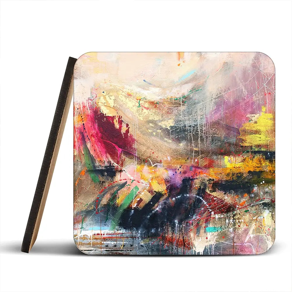 Abstract Story Coaster Set Abstract Story Coaster Set wall art product Studio Paint-Ing