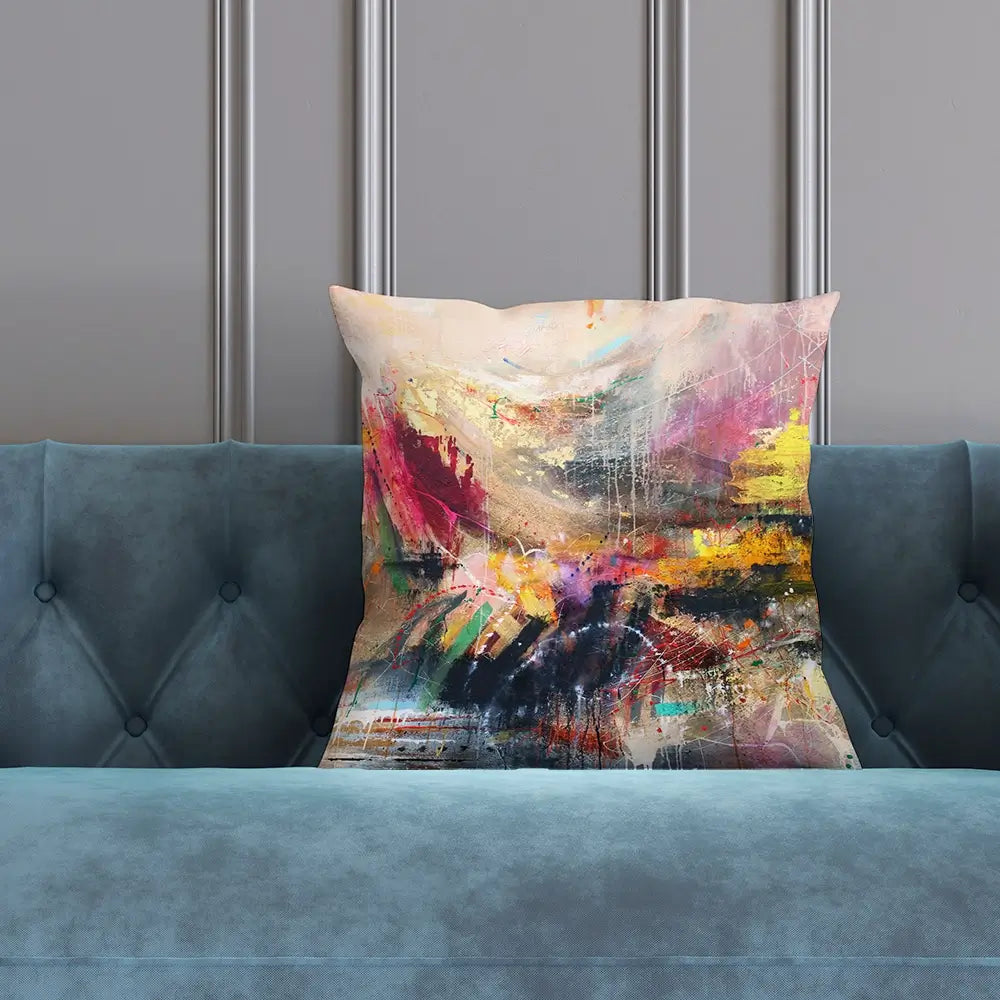 Abstract Story Cushion Abstract Story Cushion wall art product Studio Paint-Ing