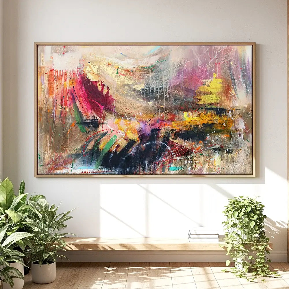Abstract Story Oversized Canvas Print Abstract Story Oversized Canvas Print wall art product Art Print Shop