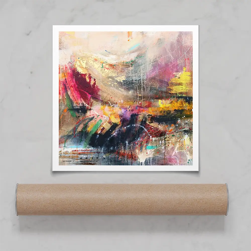 Abstract Story Square Art Print Abstract Story Square Art Print wall art product Studio Paint-Ing