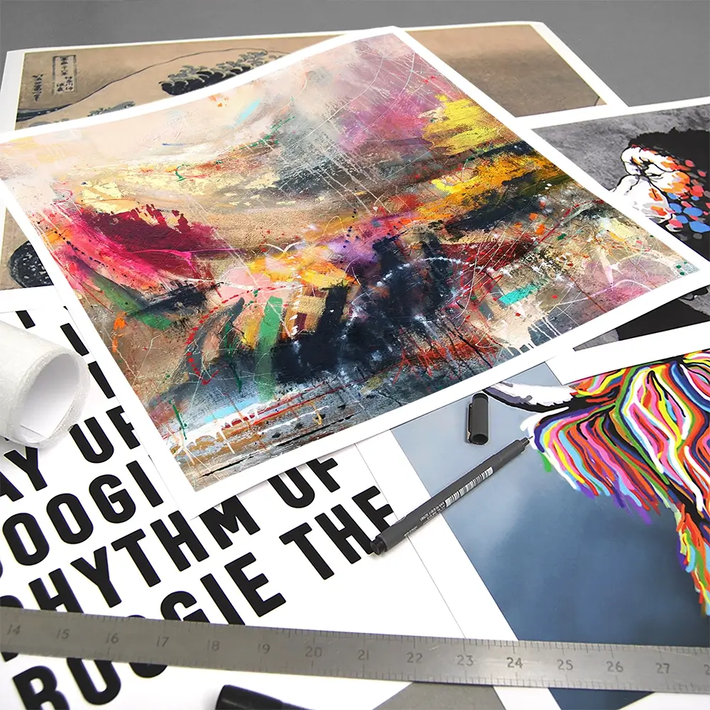 Abstract Story Square Art Print Abstract Story Square Art Print wall art product Studio Paint-Ing