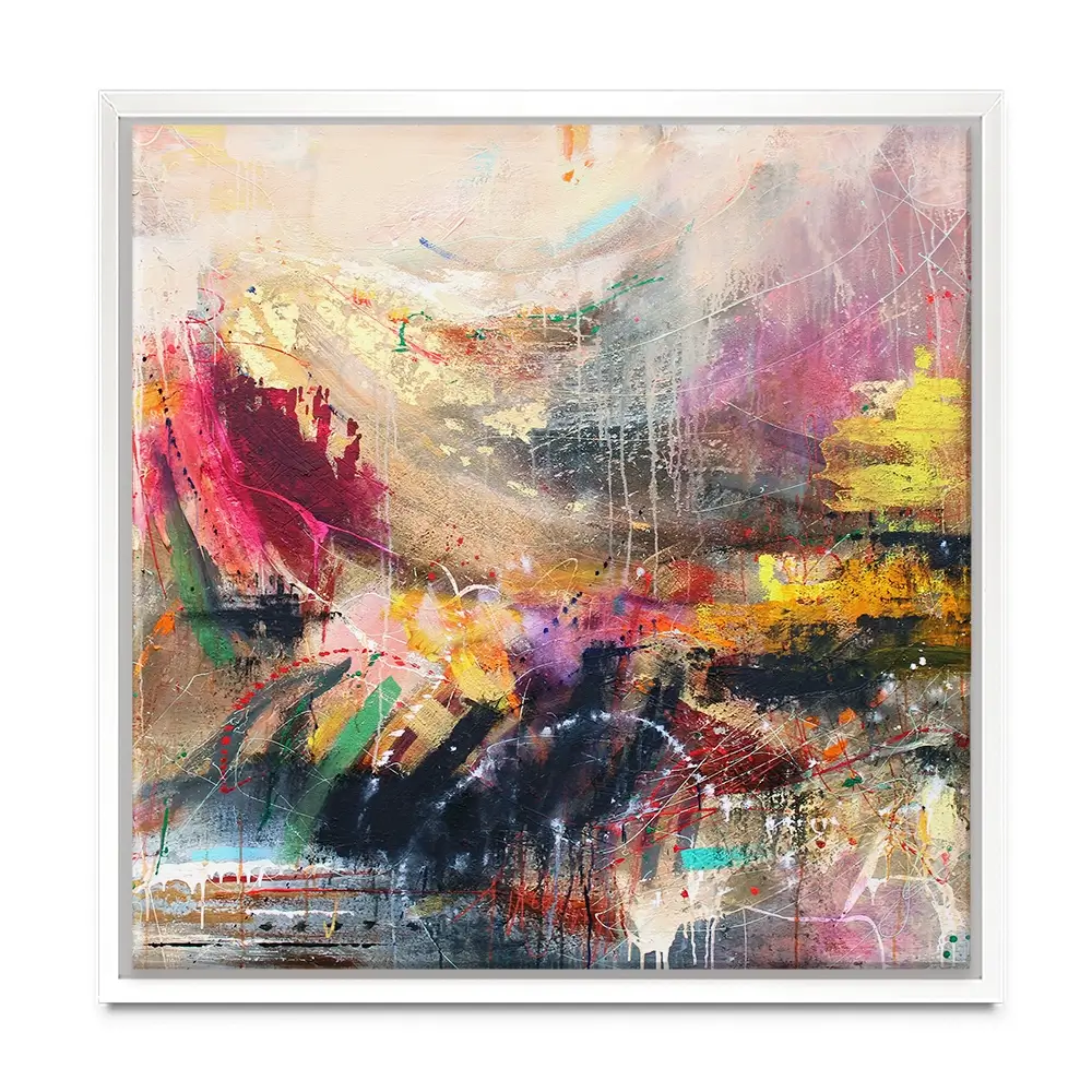Abstract Story Square Canvas Print Abstract Story Square Canvas Print wall art product Studio Paint-Ing