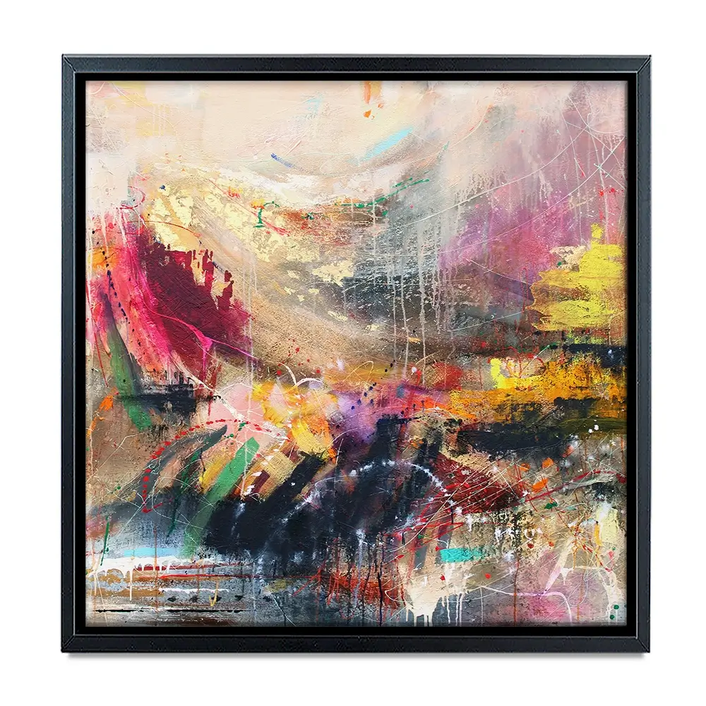 Abstract Story Square Canvas Print Abstract Story Square Canvas Print wall art product Studio Paint-Ing