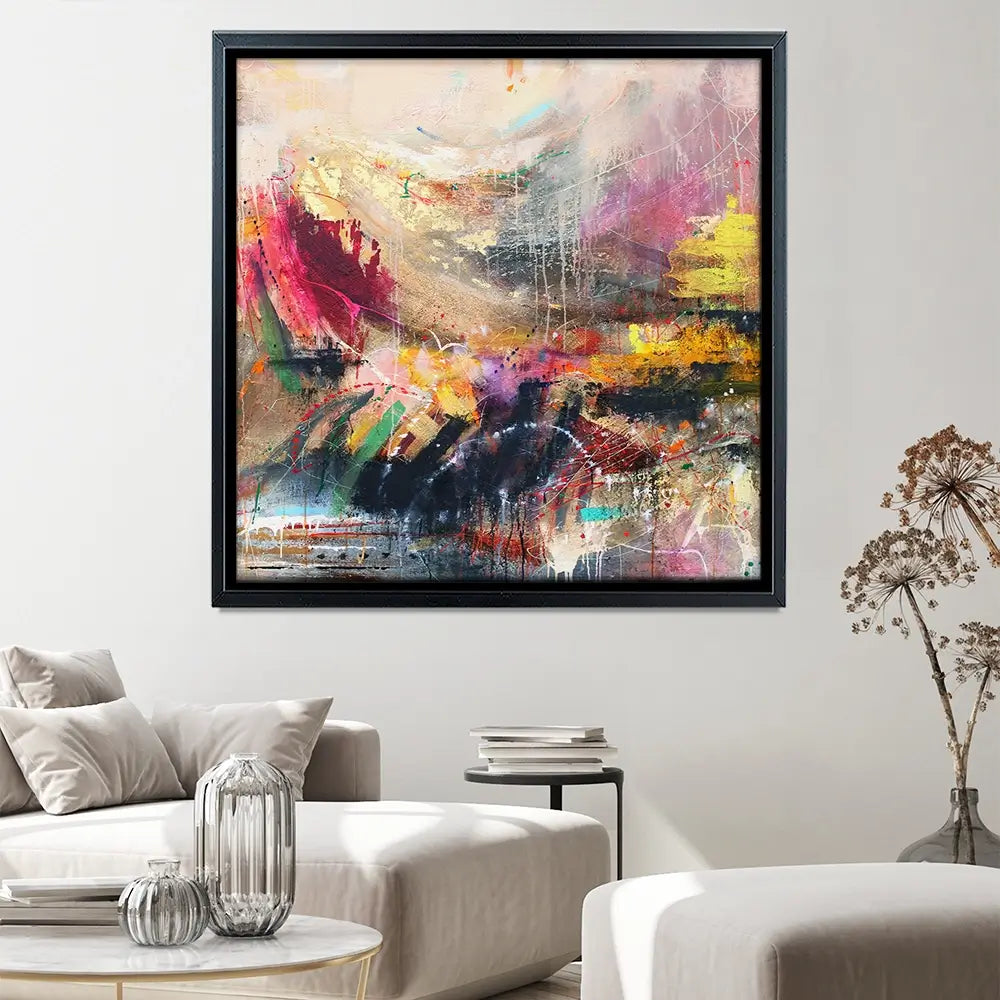Abstract Story Square Canvas Print Abstract Story Square Canvas Print wall art product Studio Paint-Ing