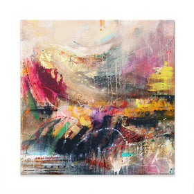 Abstract Story Square Canvas Print Abstract Story Square Canvas Print wall art product Studio Paint-Ing