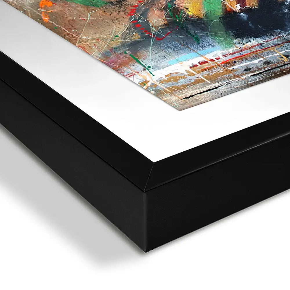 Abstract Story Square Framed Art Print Abstract Story Square Framed Art Print wall art product Studio Paint-Ing