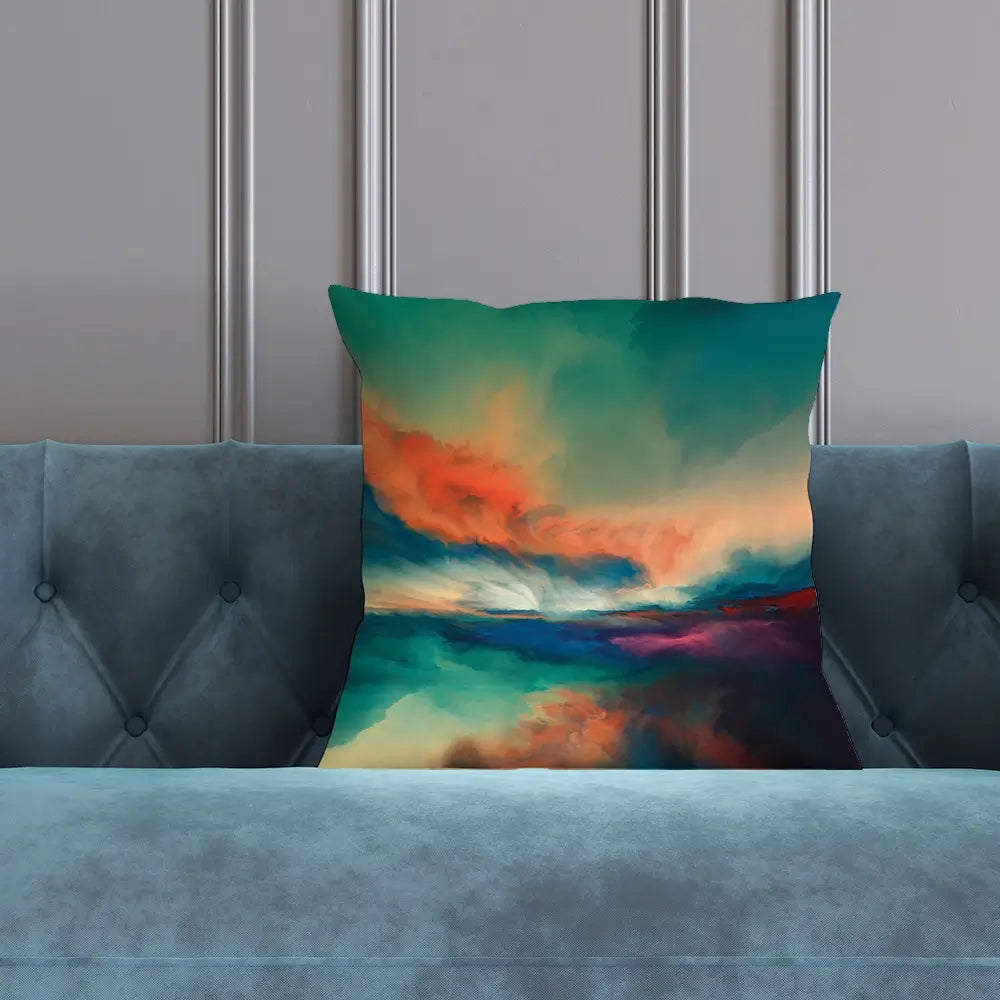 Abstract Sunset Cushion Abstract Sunset Cushion wall art product agsandrew / Shutterstock