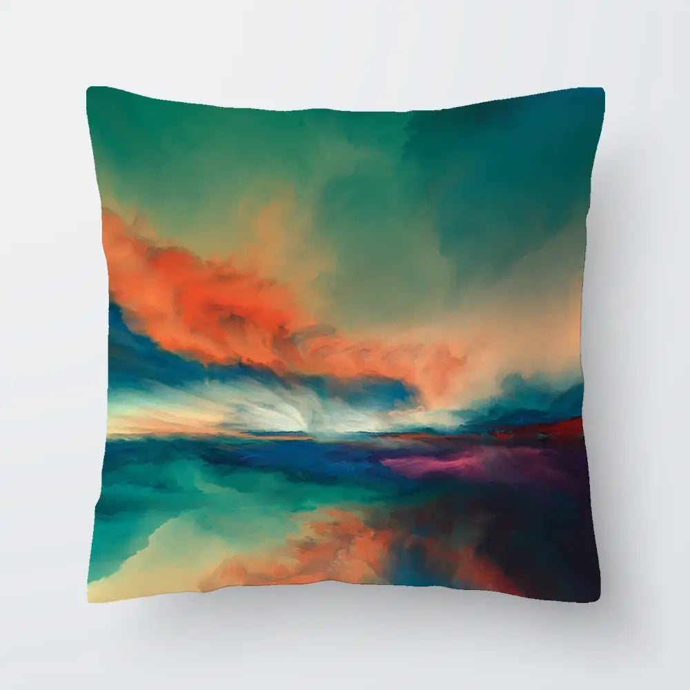 Abstract Sunset Cushion Abstract Sunset Cushion wall art product agsandrew / Shutterstock
