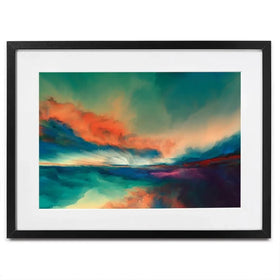 Abstract Sunset Framed Art Print Abstract Sunset Framed Art Print wall art product agsandrew / Shutterstock